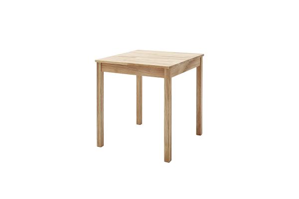4-F-Tisch ALFONS 70 x 70 Wildeiche MASSIV